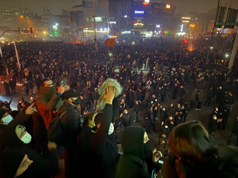 Iran Protests Continue on Eighth Day Across 107 Cities