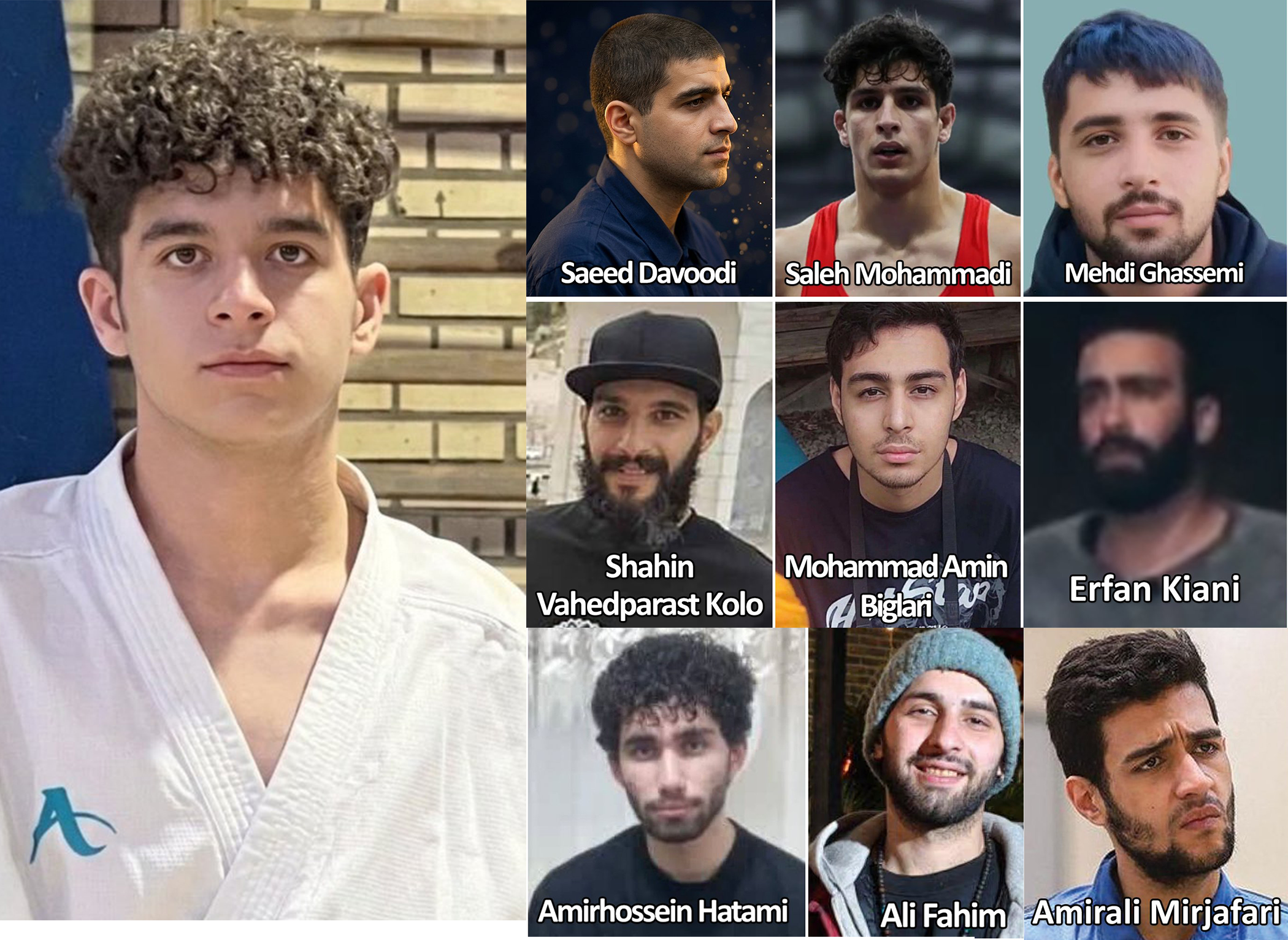 Iran Hangs Karate Champ Sasan Azadvar  as 10+ Protesters Executed